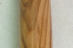 Olivewood / This is a nicely figured lighter wood. I don't have very much on hand, and it's a little costly to come by.