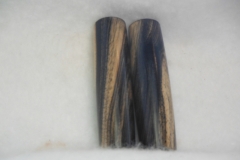 Ebony / There are a number of ebonies. This particular one has a nice contrast in it's grain. I only have a couple pieces in stock. It's a bit expensive, but so far easy enough to come by in small amounts.