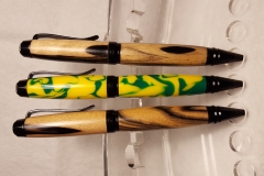 Here are the Premier Cigar Pens in black and white ebony and one in Duck colors.